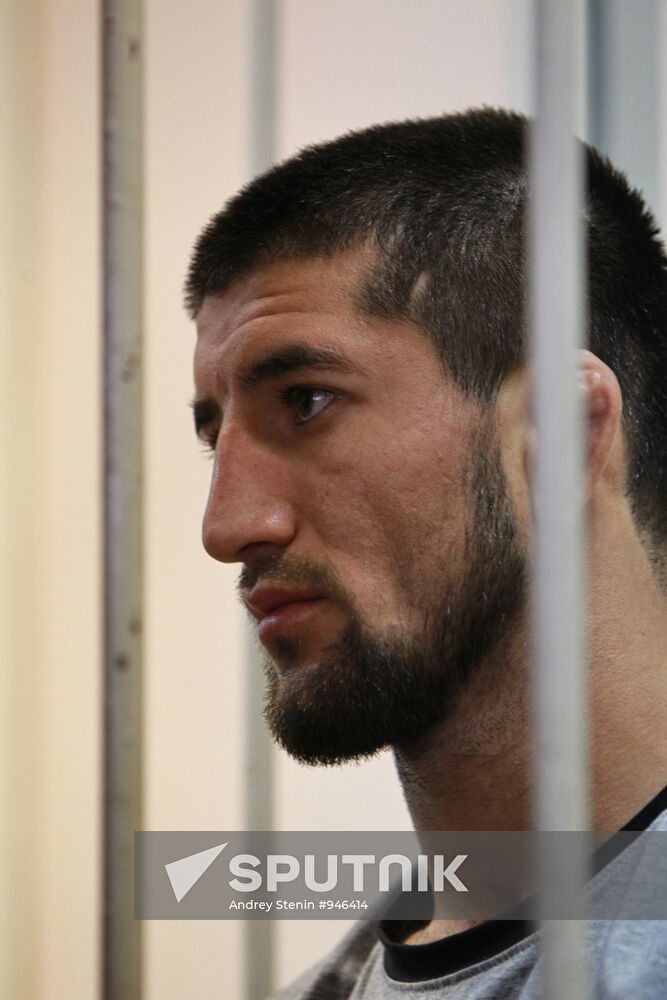 Sportsman Rasul Mirzayev in Moscow's Zamoskvorechye court