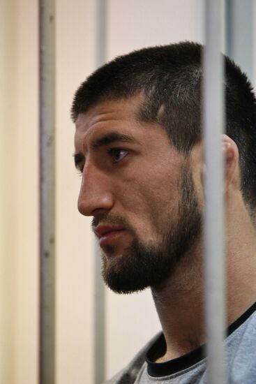 Sportsman Rasul Mirzayev in Moscow's Zamoskvorechye court