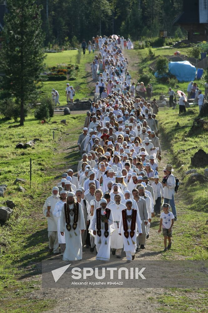 "Vissarion Community" in Krasnoyarsk region