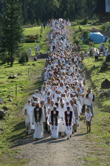 "Vissarion Community" in Krasnoyarsk region