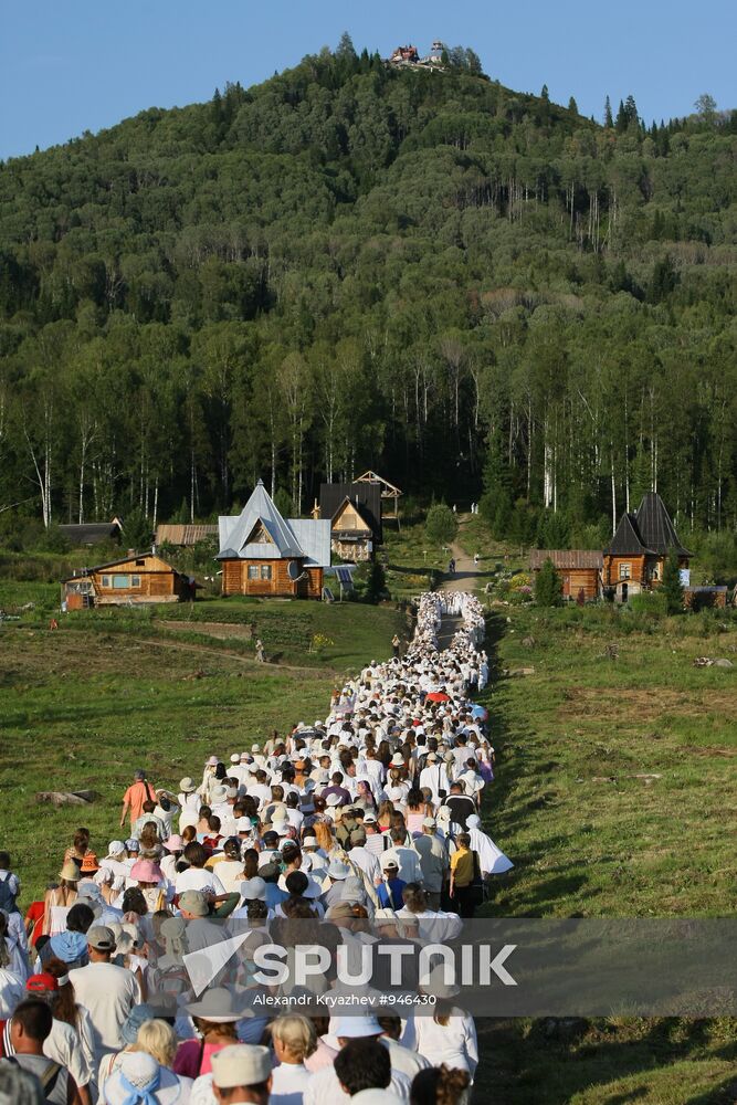 "Vissarion Community" in Krasnoyarsk region