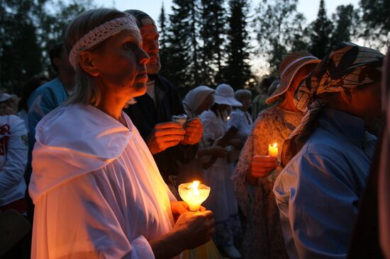 "Vissarion Community" in Krasnoyarsk region