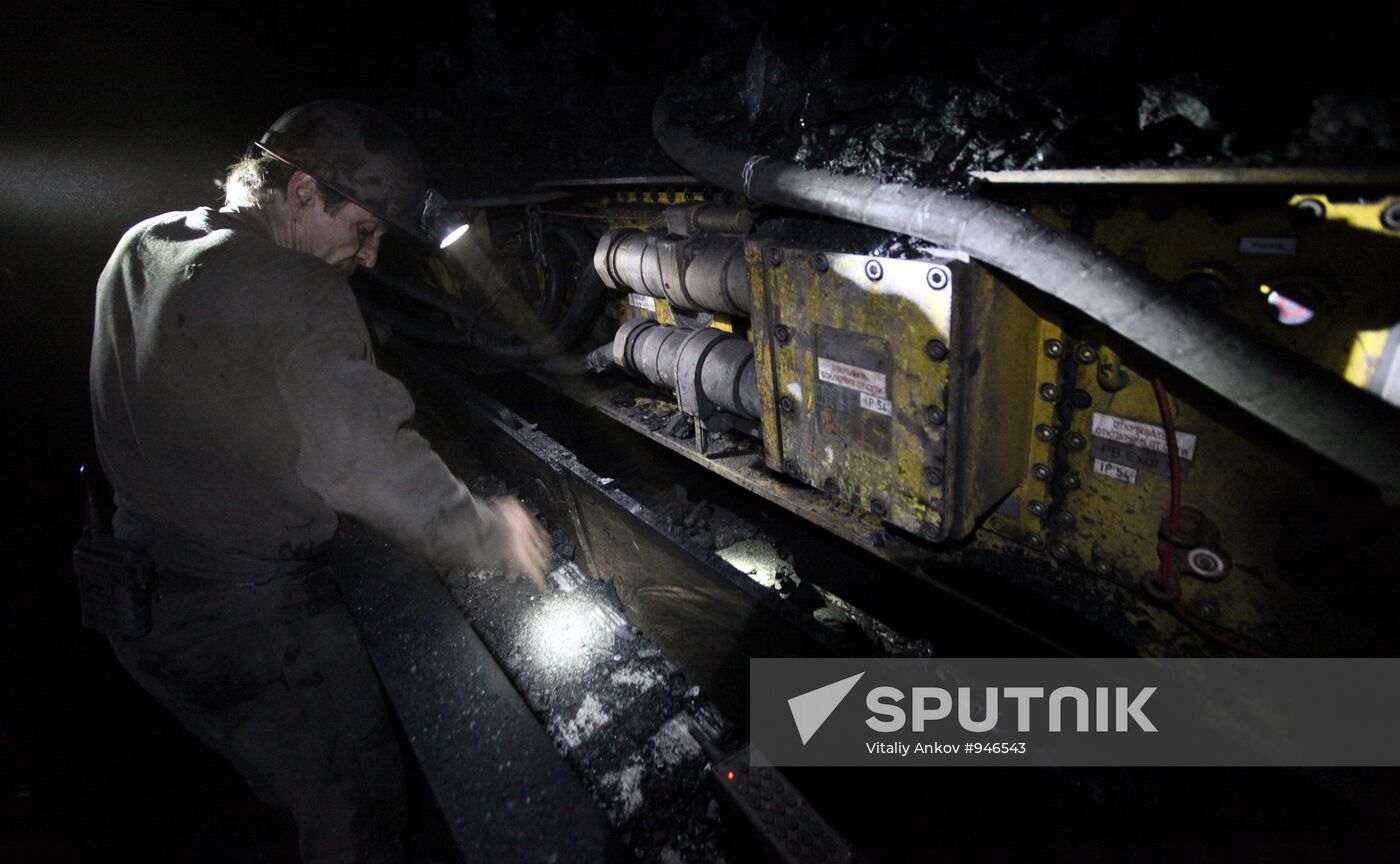 Work on a miner's shift in Primorsky Krai