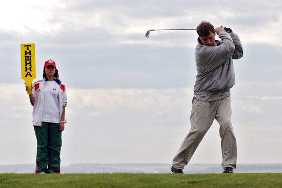 Golf. Charity tournament for Cup of Tatarstan's President