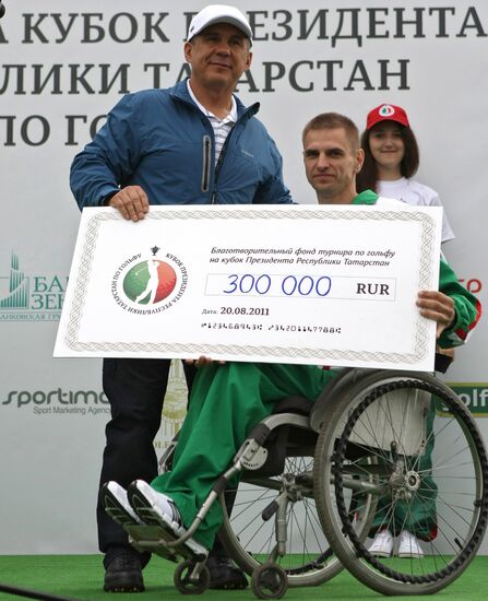 Golf. Charity tournament for Cup of Tatarstan's President