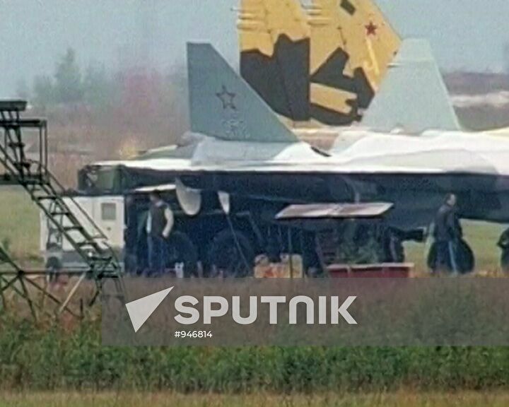 T-50 fighter fails to take off at MAKS-2011 air show