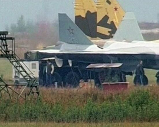T-50 fighter fails to take off at MAKS-2011 air show