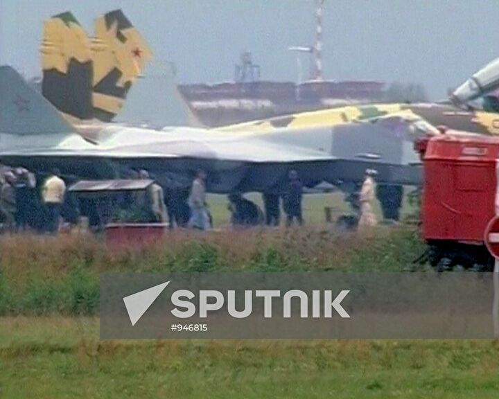 T-50 fighter fails to take off at MAKS-2011 air show