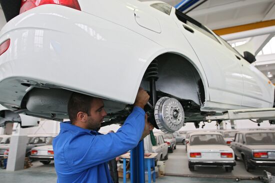 Lada Priora car first batch manufactured in Chechnya