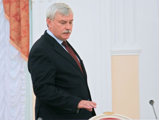 St. Petersburg Acting Governor Georgy Poltavchenko