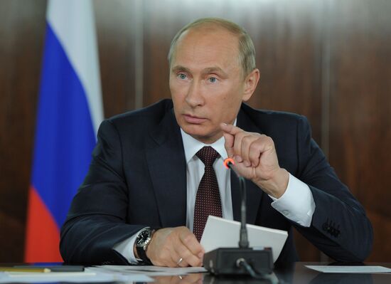 Vladimir Putin chairs All-Russian People's Front council meeting