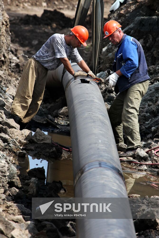 Construction of Sakhalin-Khabarovsk-Vladivostok pipeline