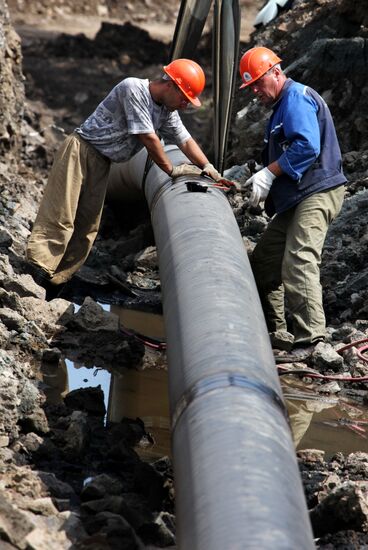 Construction of Sakhalin-Khabarovsk-Vladivostok pipeline