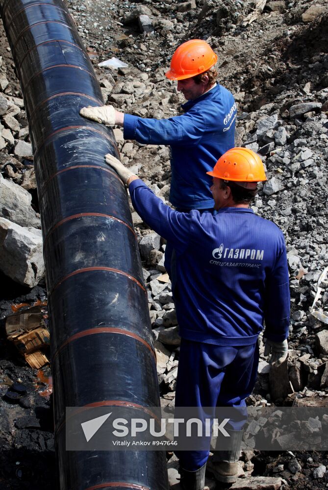 Construction of Sakhalin-Khabarovsk-Vladivostok pipeline