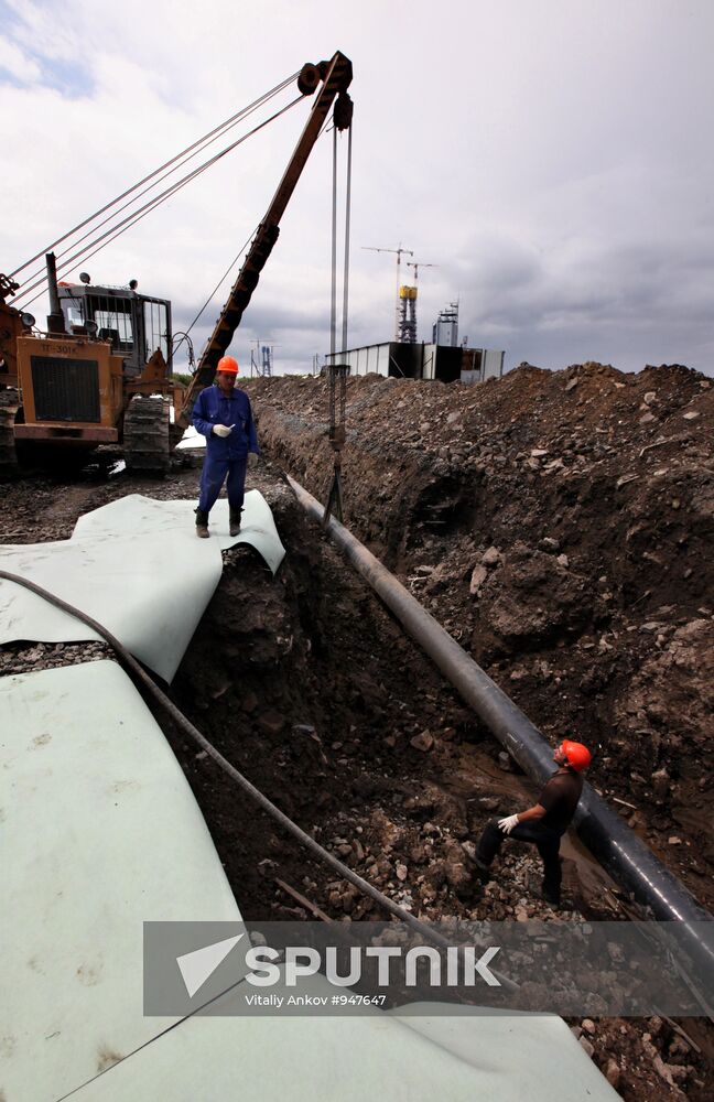 Construction of Sakhalin-Khabarovsk-Vladivostok pipeline