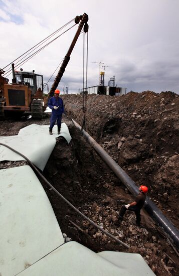 Construction of Sakhalin-Khabarovsk-Vladivostok pipeline