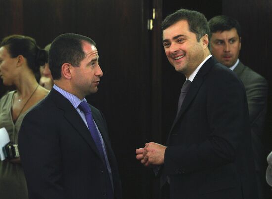 Mikhail Babich and Vladislav Surkov