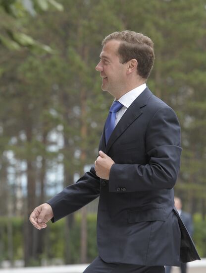 Dmitry Medvedev's working visit to Siberian Federal District