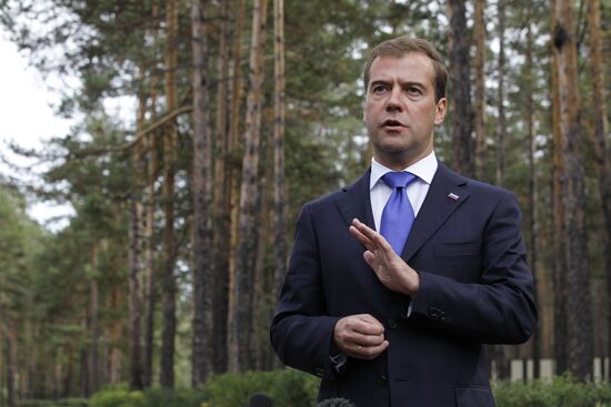 Dmitry Medvedev's working visit to Siberian Federal District