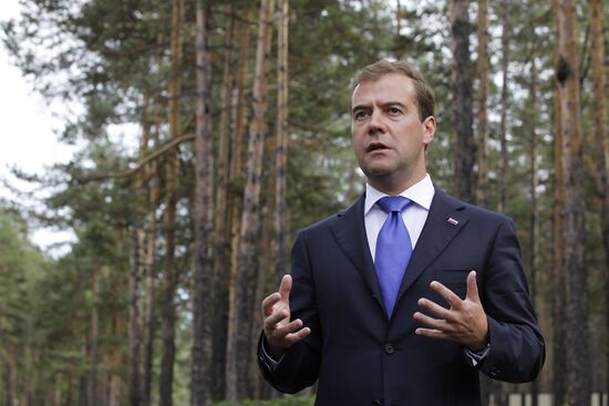 Dmitry Medvedev's working visit to Siberian Federal District