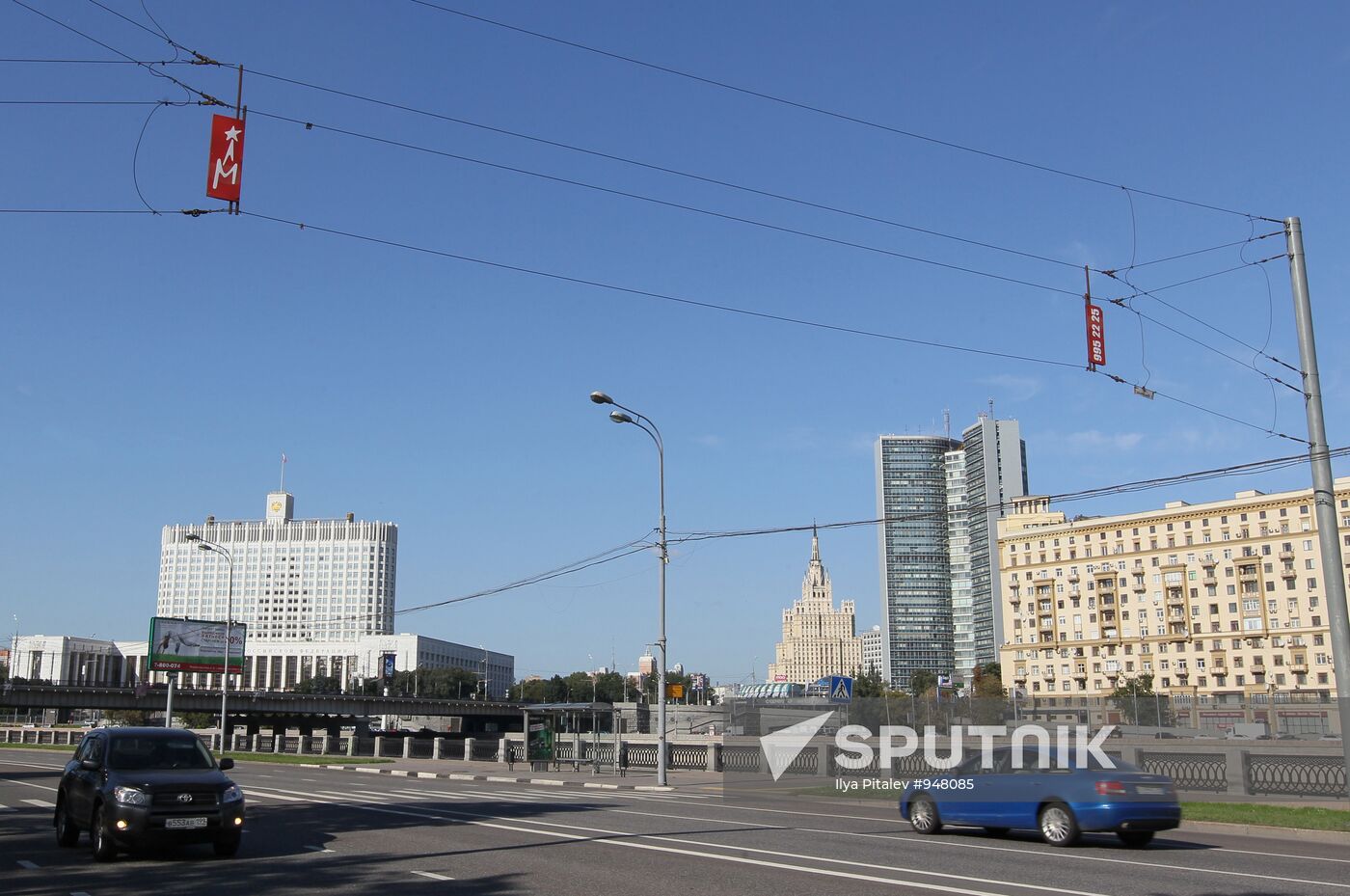 Adverting banners removed from Moscow streets