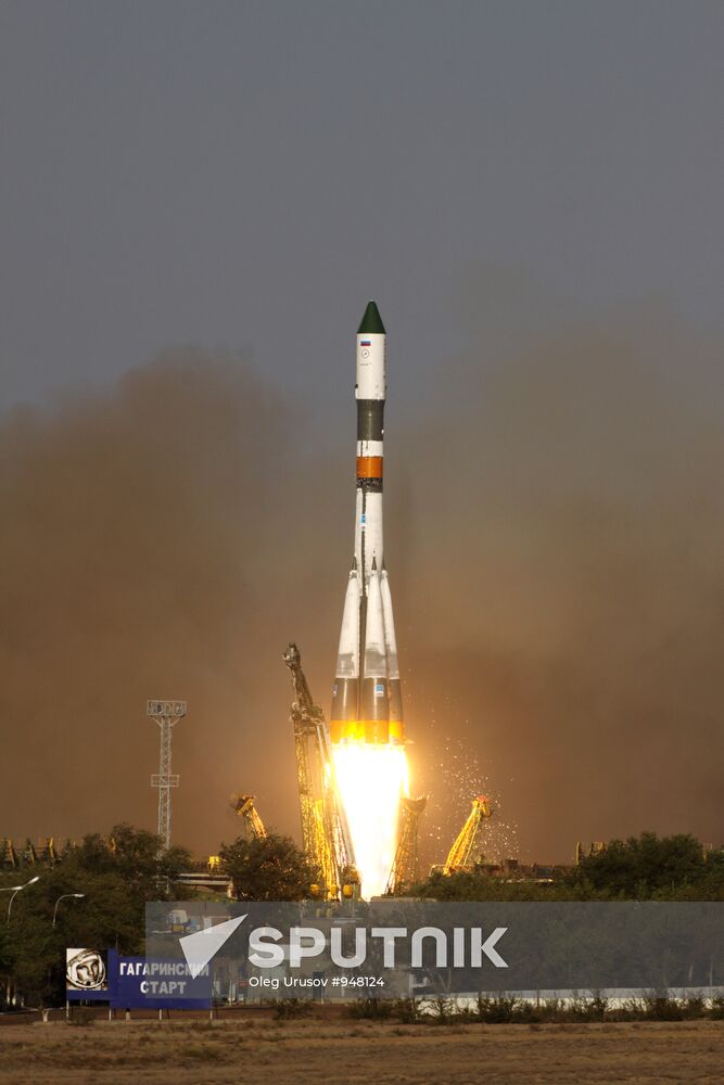 Russia's Progress M-12M cargo spacecraft launched from Baikonur