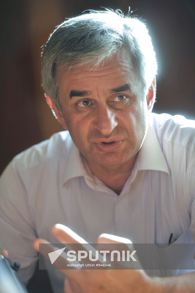 Abkhazian presidential candidate Raul Khadzhimba