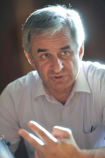 Abkhazian presidential candidate Raul Khadzhimba