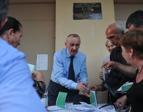 Abkhazian presidential candidate Alexander Ankvab