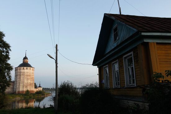 Kirill-Belozersky Monastery on Siverskoye Lake