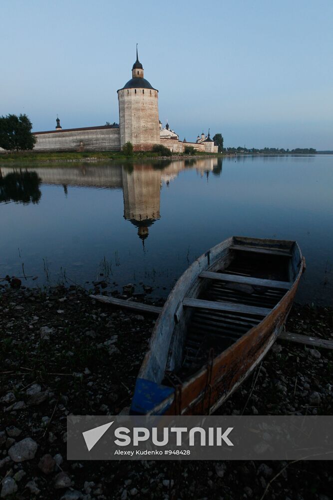 Kirill-Belozersky Monastery on Siverskoye Lake