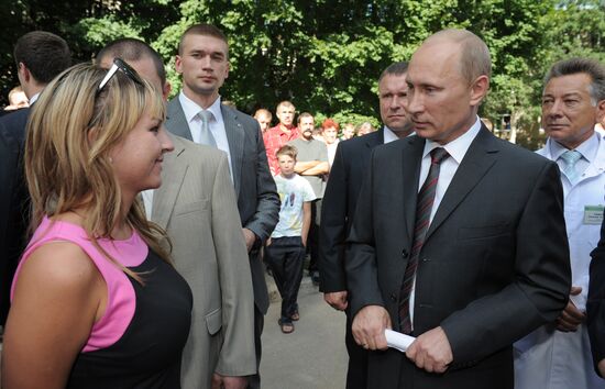 Working visit of Vladimir Putin in Smolensk