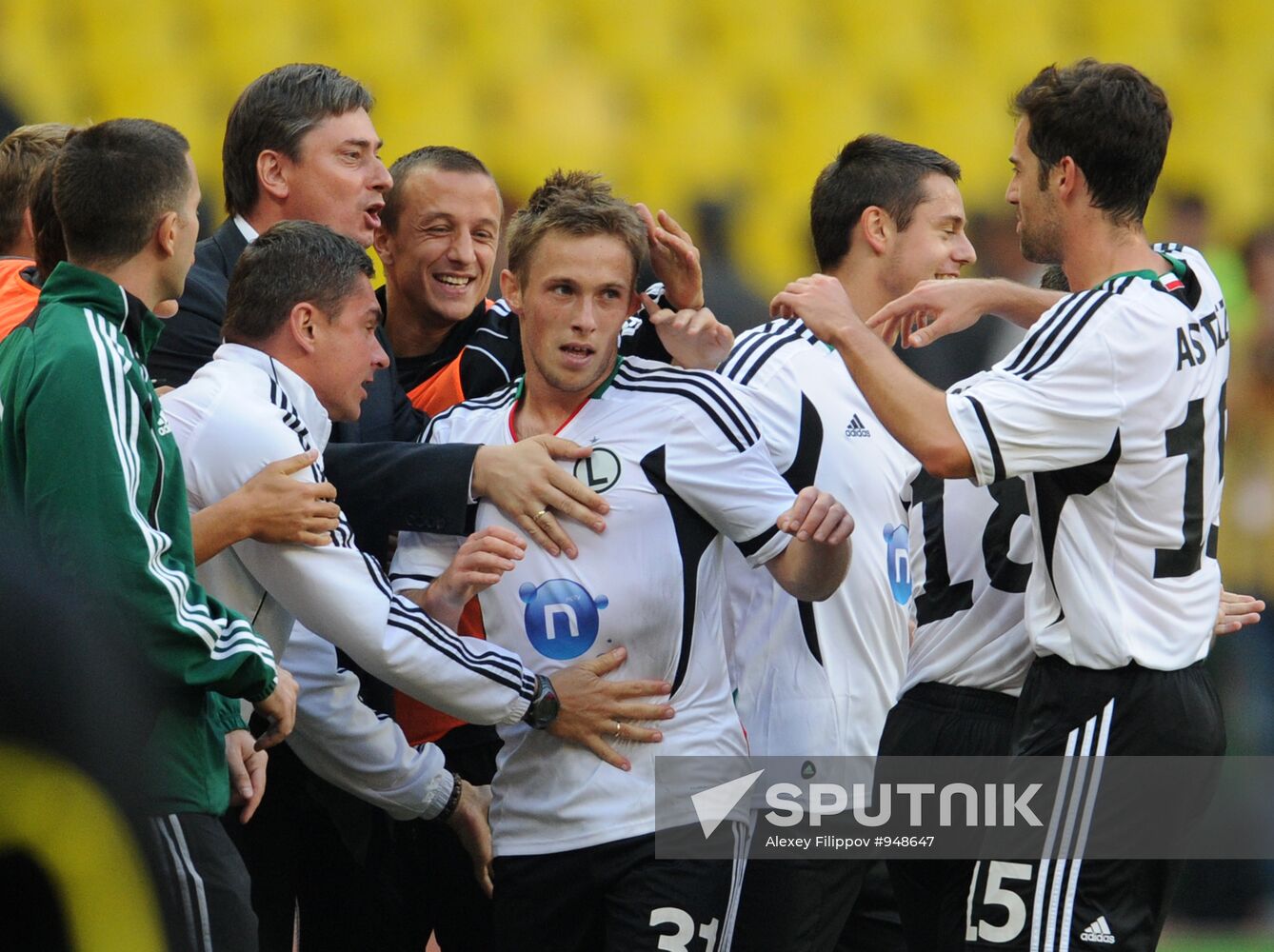 Football. Europa League. Spartak vs. Legia
