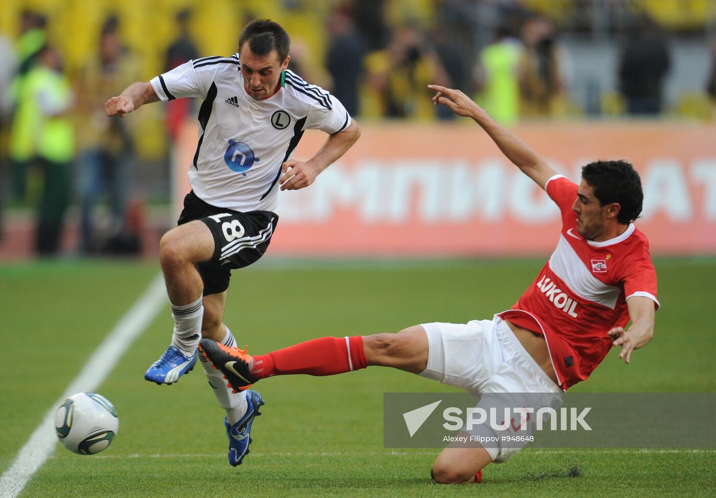 Football. Europa League. Spartak vs. Legia