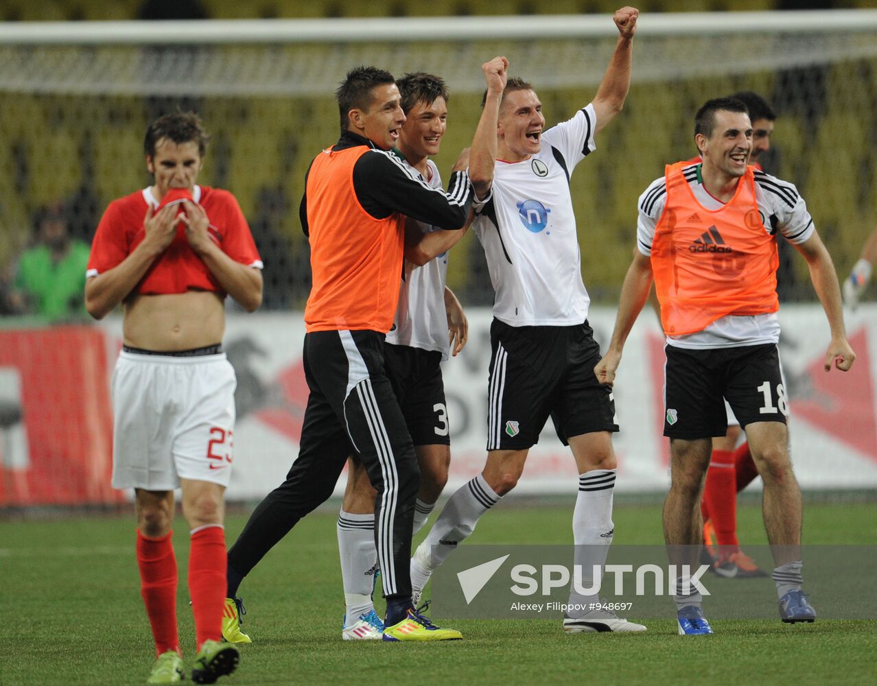 Football. Europa League. Spartak vs. Legia
