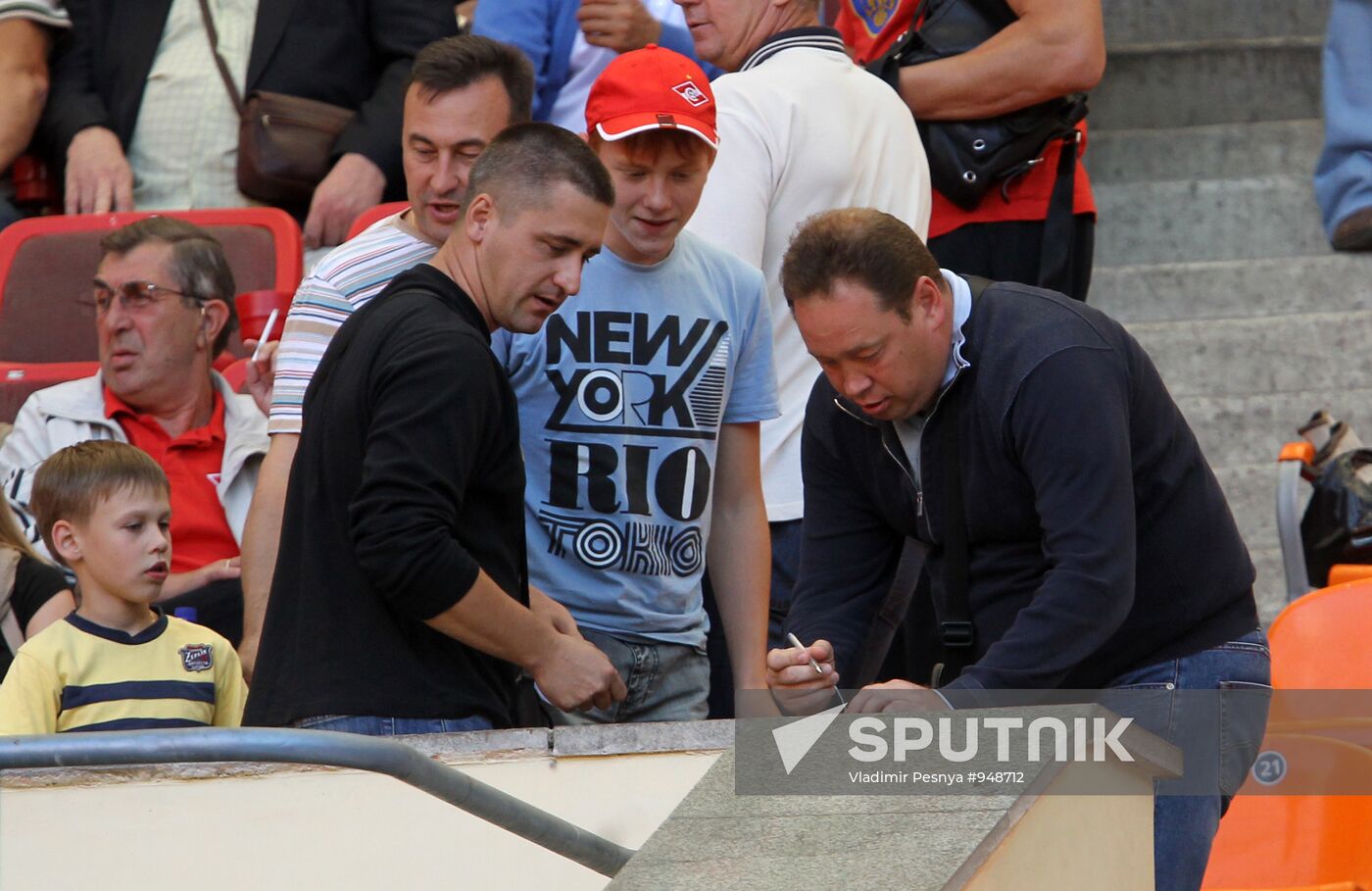 Football. Europa League. Spartak vs. Legia