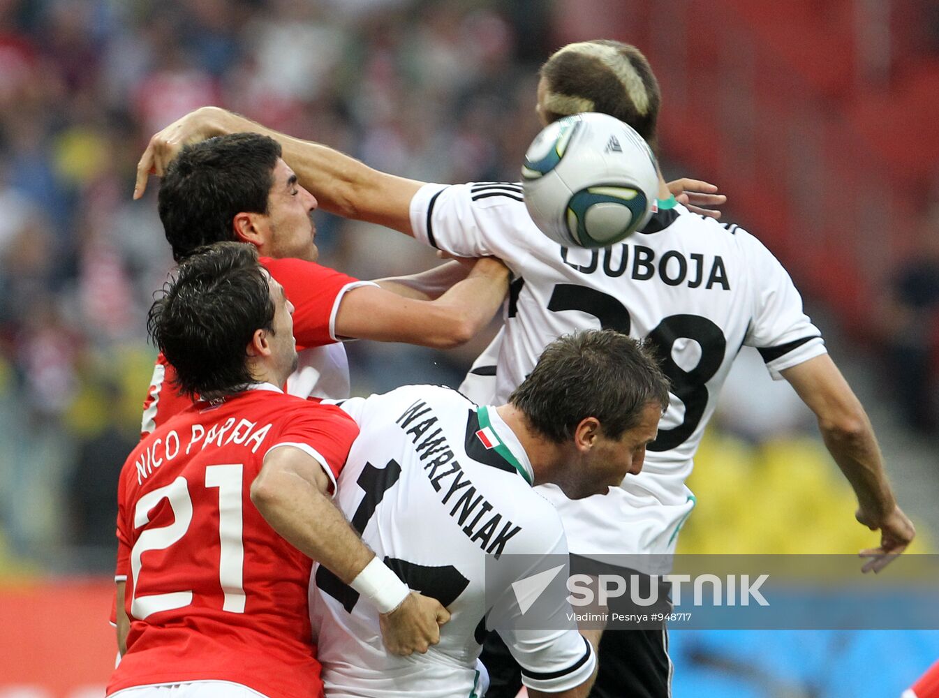 Football. Europa League. Spartak vs. Legia