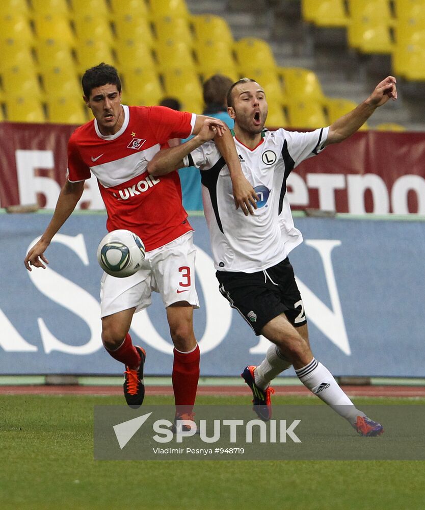 Football. Europa League. Spartak vs. Legia