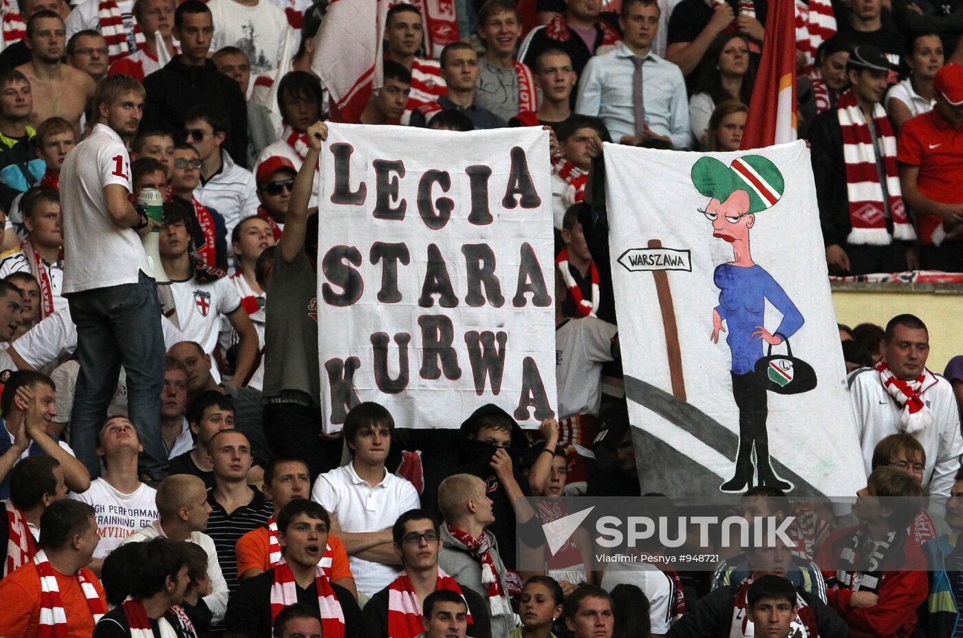 Football. Europa League. Spartak vs. Legia