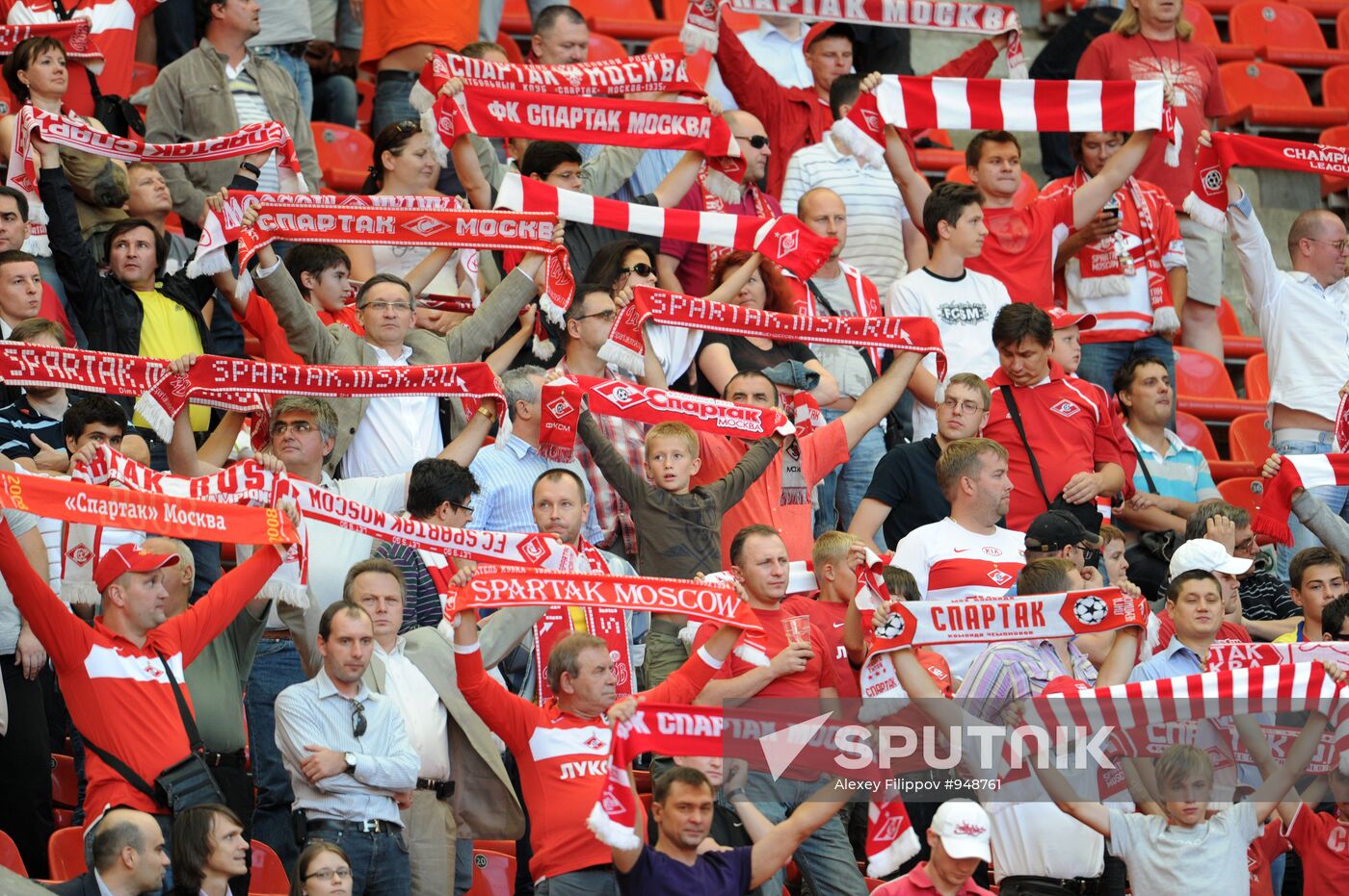 Football. Europa League. Spartak vs. Legia