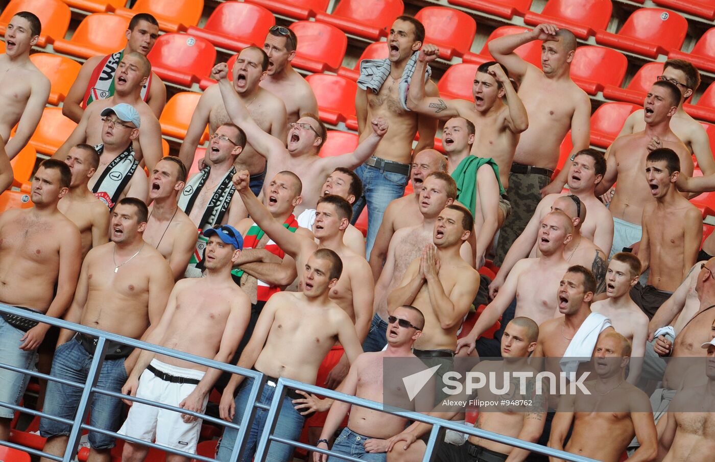 Football. Europa League. Spartak vs. Legia