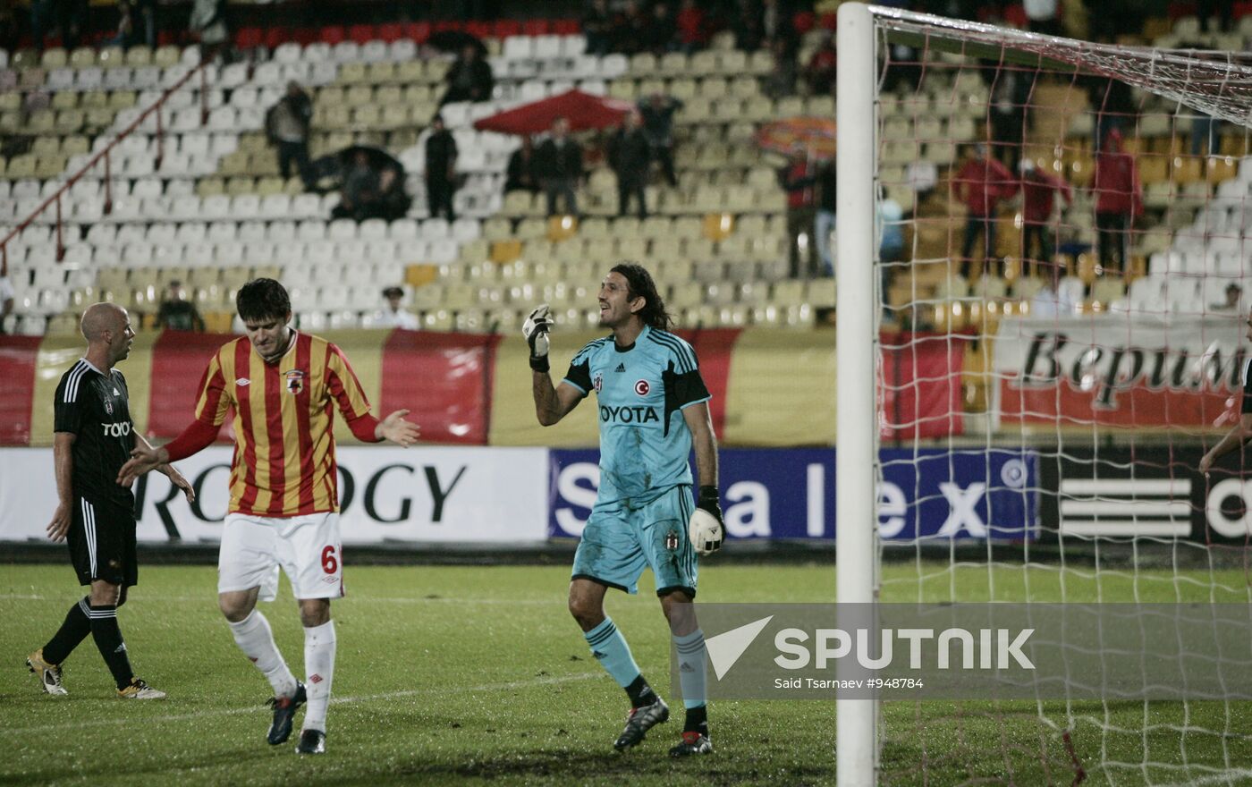 Football European League. Match "Alania" - "Besiktas"