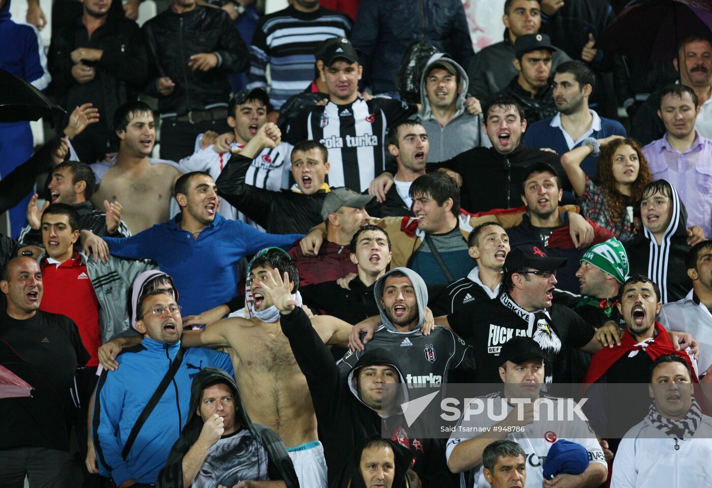 Football European League. Match "Alania" - "Besiktas"