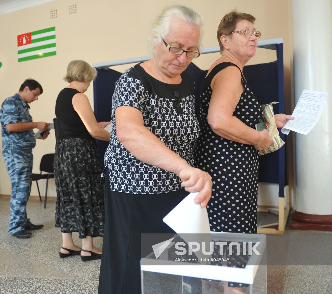 Presidential election, Abkhazia