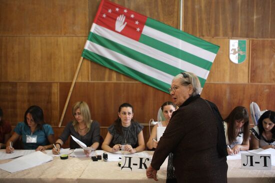 Presidential election, Abkhazia