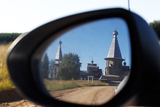 Pochozersky church in wooden church ensemble