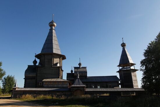 Pochozersky church in wooden church ensemble