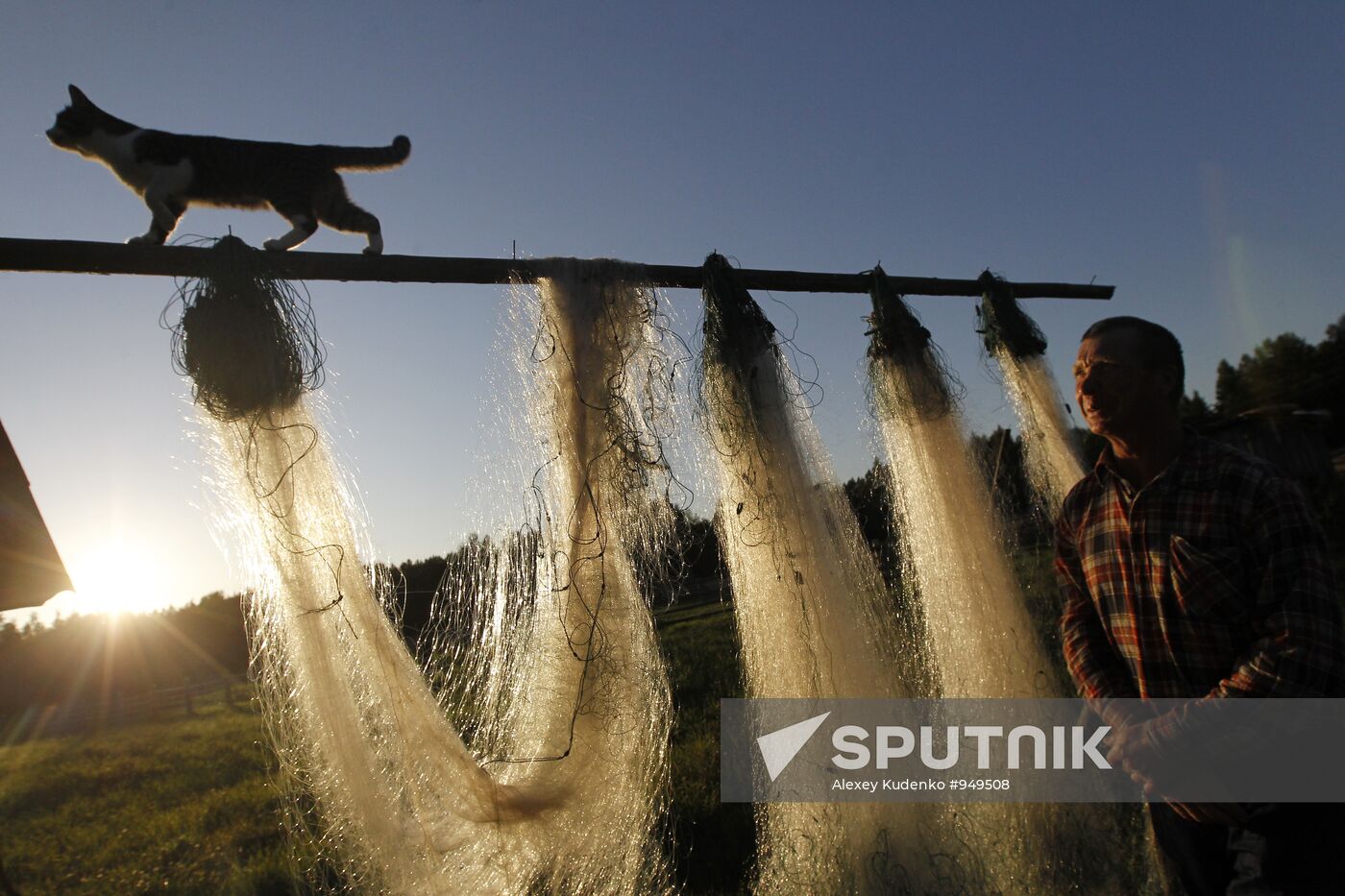 "Mail of Russia" postman makes his rounds in the village