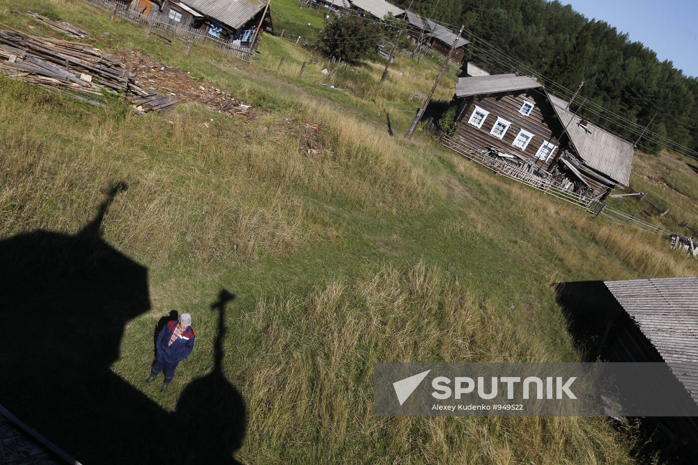 "Mail of Russia" postman makes his rounds in the village