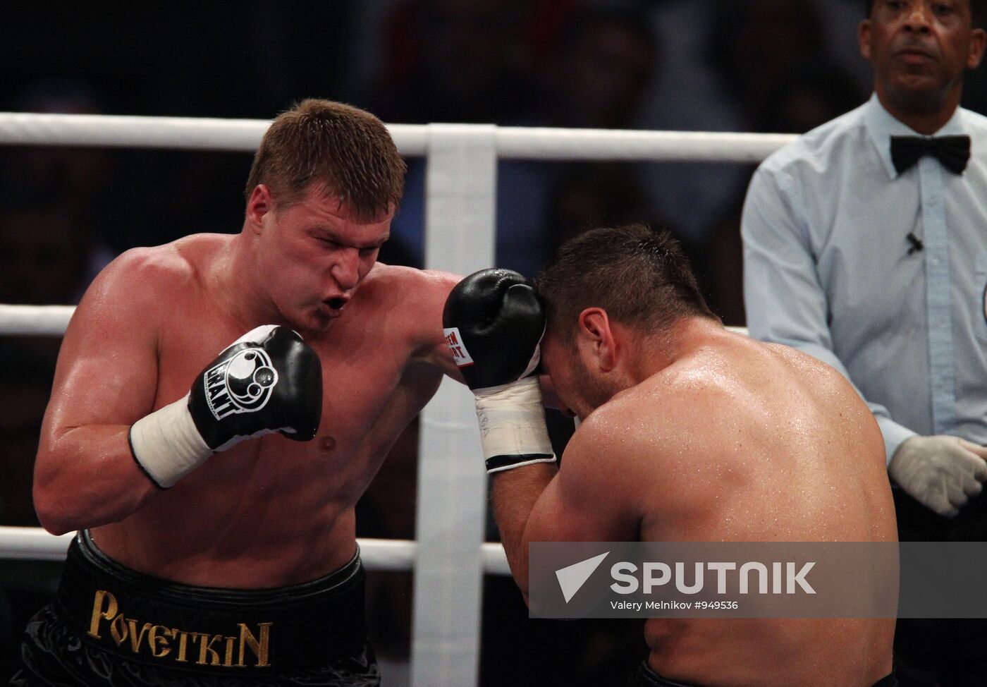 Boxing. WBA title fight Alexander Povetkin and Ruslan Chagaev